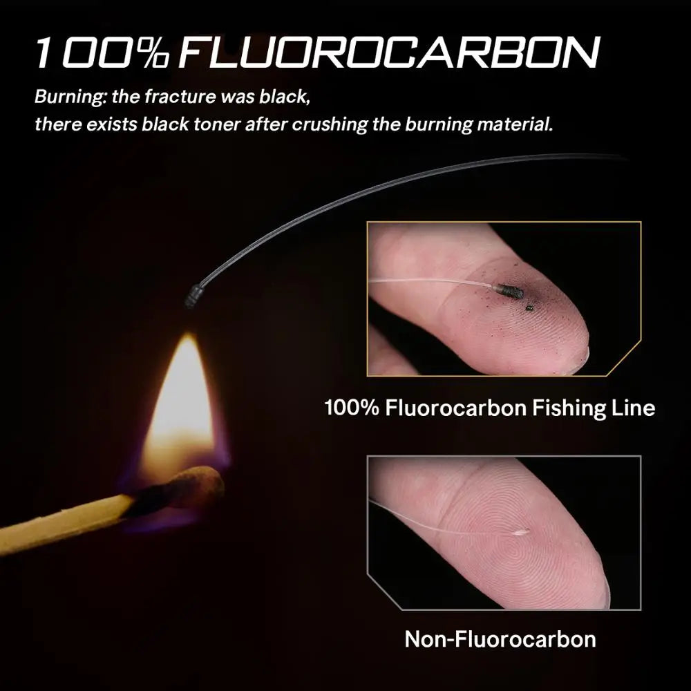 Fluorocarbon Fast Sinking Leader Line