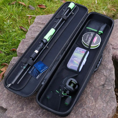 Carbon Casting Rod Kit with Reel and Tackle