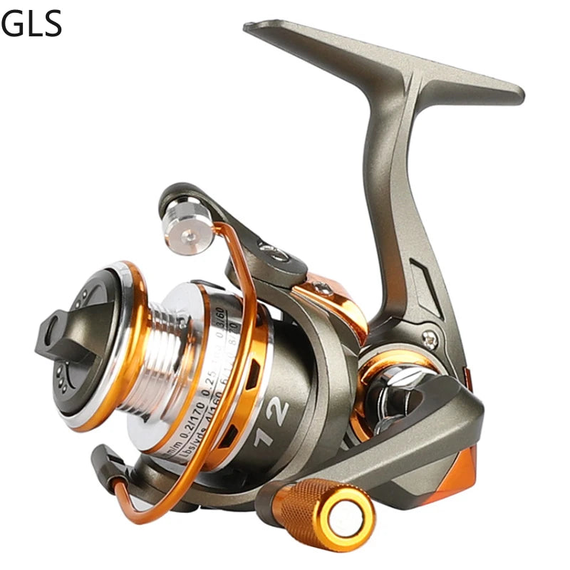 Mini High Speed Reel for Saltwater Bass Fishing