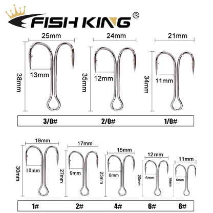Double Duple Hooks for Soft Lure Carp Fishing