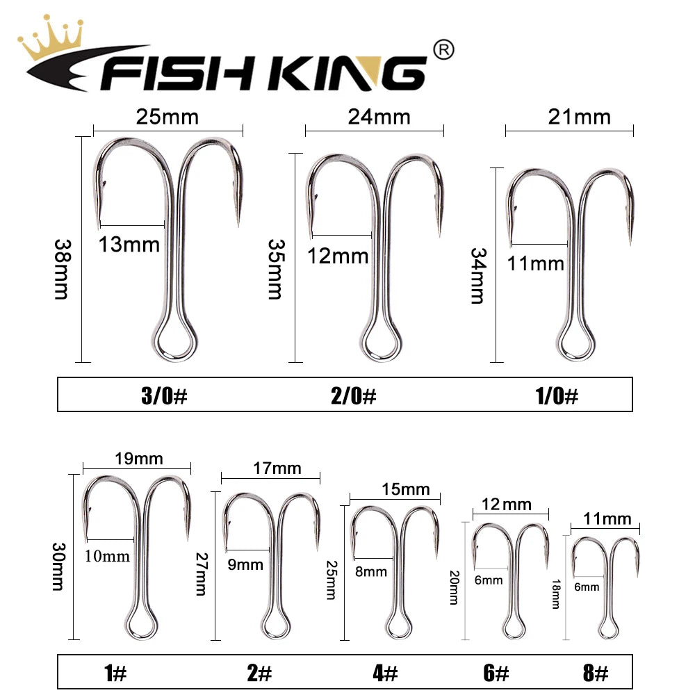 Double Duple Hooks for Soft Lure Carp Fishing