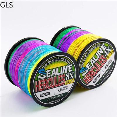 Multicolor Braided Fishing Line PE Multifilament Saltwater Line