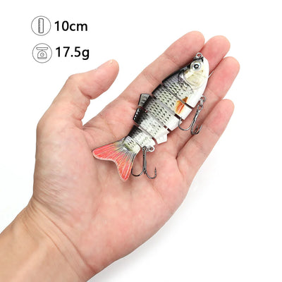 Sinking Pike Wobbler Lure Kit with Tackle Box