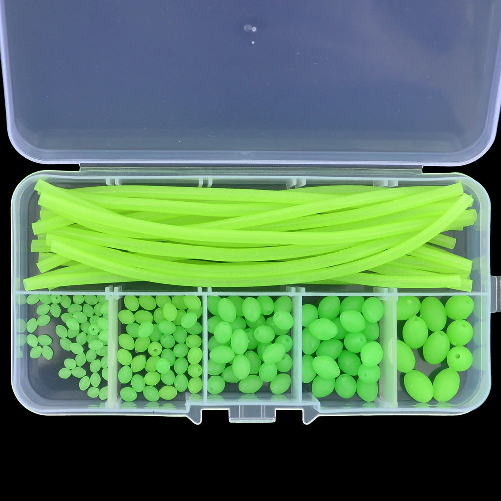 Glow Fishing Beads and Tubes Set