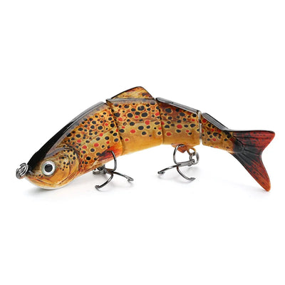 Lifelike Jointed Sinking Swimbait for Pike