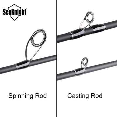 Falcon Series Dual-Tip Carbon Lure Fishing Rod