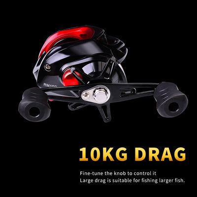 High Speed Baitcasting Reel with Magnetic System