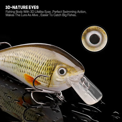 Floating Crankbait and Trout Lure Kit