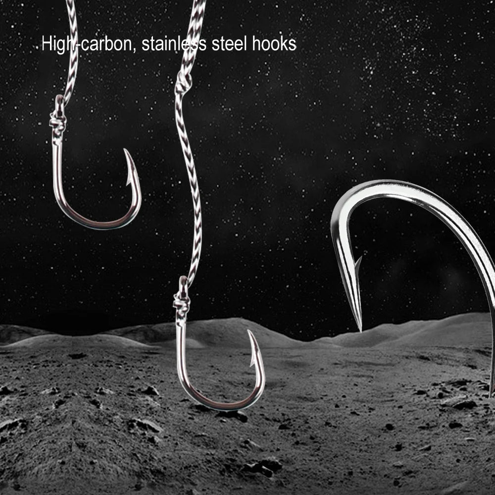 Carp Feeder Bait Cage with Hair Rigs and Sinkers