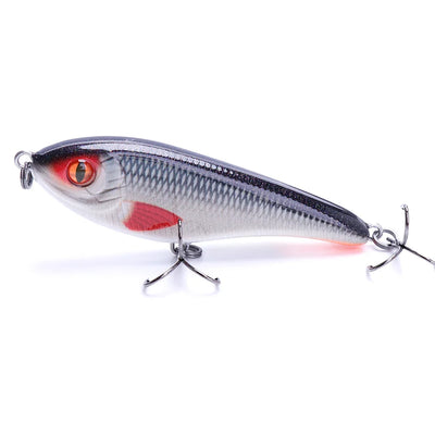 Sinking Jerkbait Vib Lure with Origin Hooks for Pike
