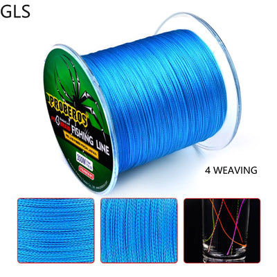 New 300M 4 Strands 6-100LB High Quality Strong Multifilament Braided Fishing Line 0.12-0.6mm