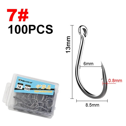Strong Barbed Hooks for Saltwater Fishing