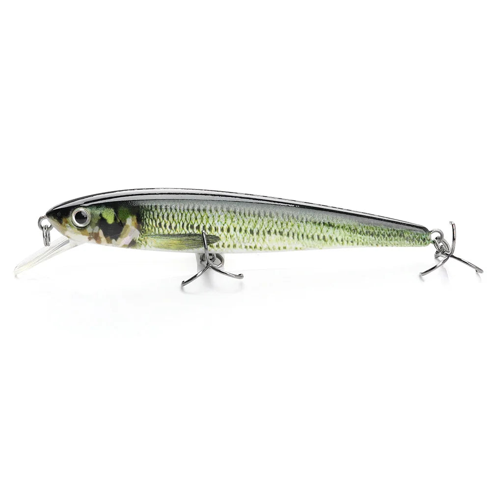Black Minnow Floating Wobbler for Pike