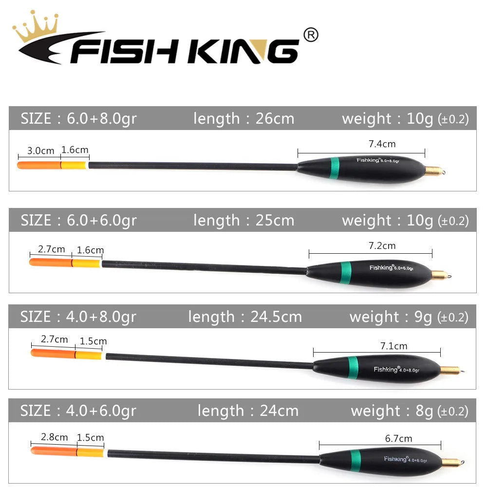 Mixed Size Balsa Floats for Carp Fishing
