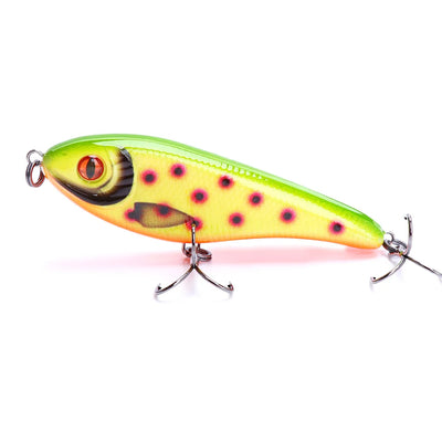 Sinking Jerkbait Vib Lure with Origin Hooks for Pike
