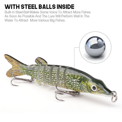 Mini Sinking Swimbait Lure for Pike Fishing