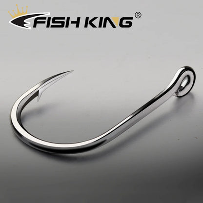 Strong Barbed Hooks for Saltwater Fishing