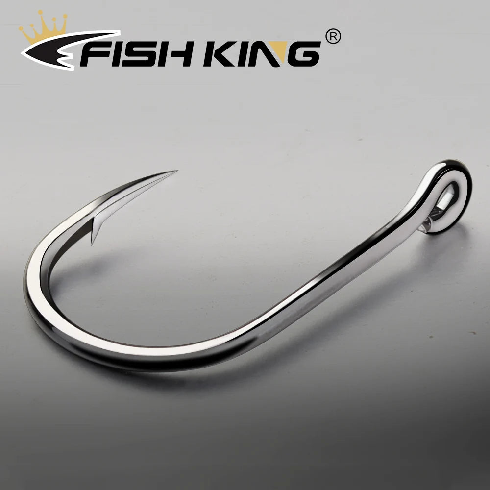 Strong Barbed Hooks for Saltwater Fishing