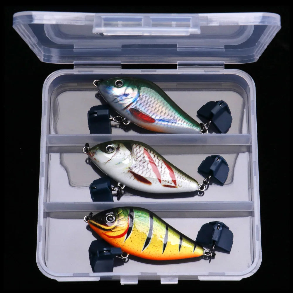 Winter Jerkbait Vib Lures Set with Hooks