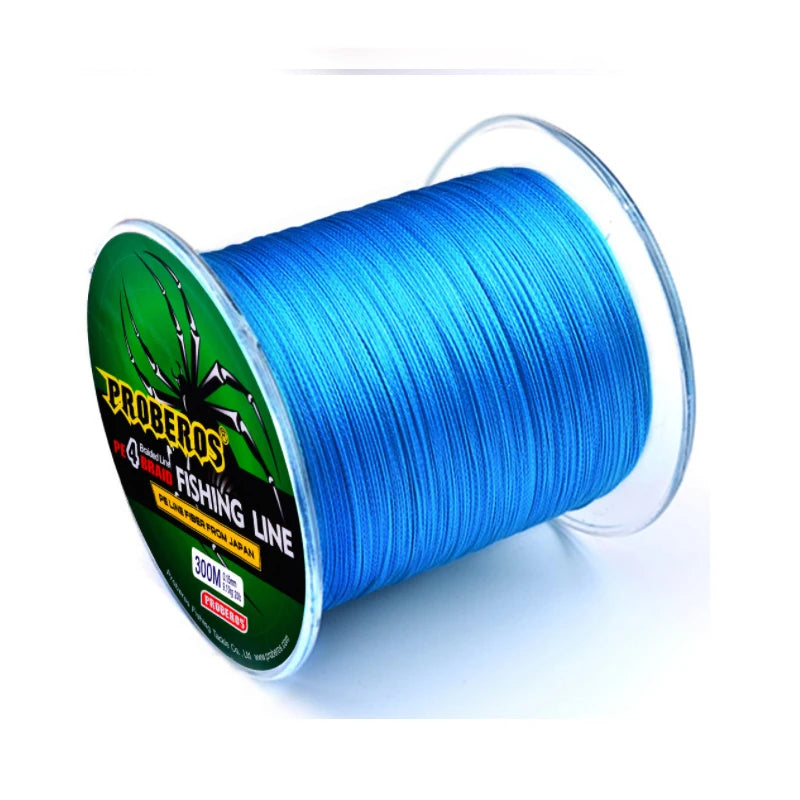 New 300M 4 Strands 6-100LB High Quality Strong Multifilament Braided Fishing Line 0.12-0.6mm