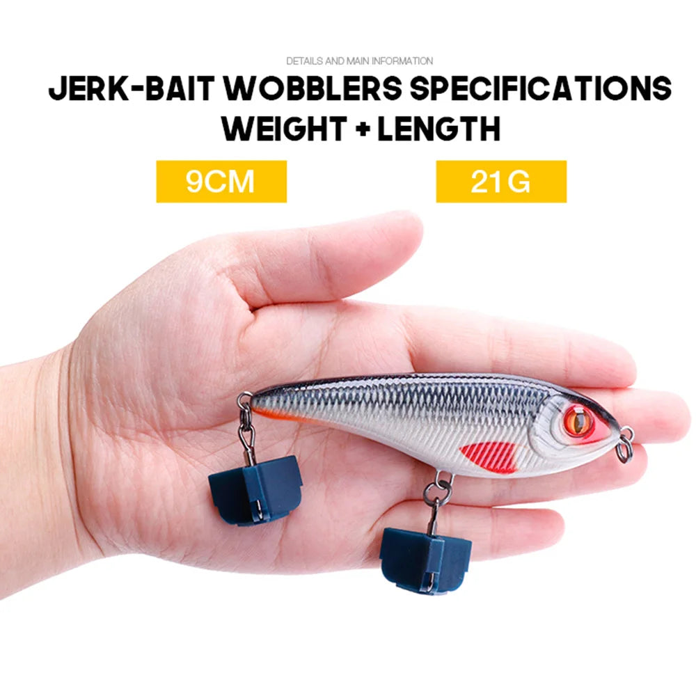 Sinking Jerkbait Kit for Pike and Bass Fishing