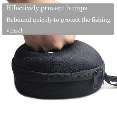 Compact EVA Fishing Reel Protective Case