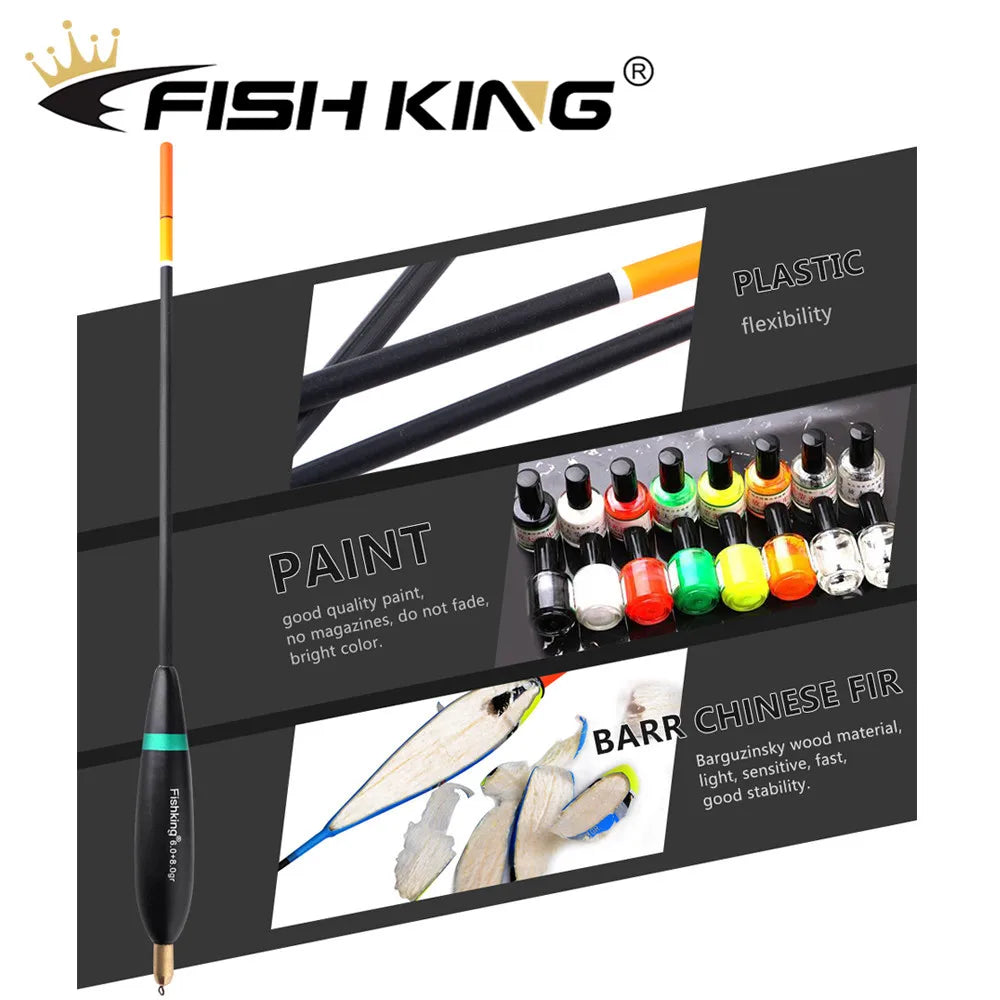 Mixed Size Balsa Floats for Carp Fishing