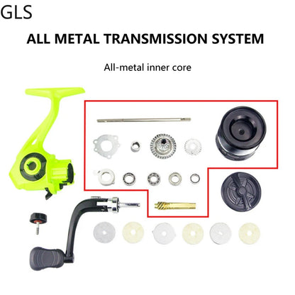 Full Metal Spool Spinning Reel for All Sizes