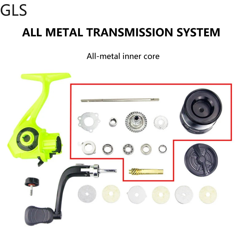 Full Metal Spool Spinning Reel for All Sizes