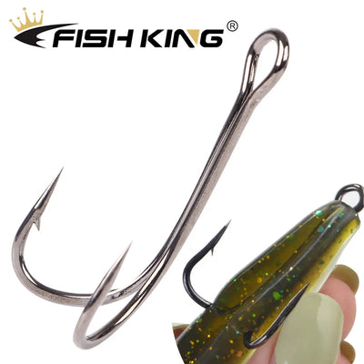 Double Duple Hooks for Soft Lure Carp Fishing