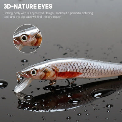 Jointed Floating Minnow Lure for Pike
