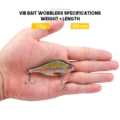 Sinking Vibration Lure Combo with Crankbaits