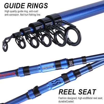 Telescopic Fishing Combo with Ultralight Rod