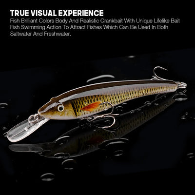 Bionic Floating Minnow Fishing Lure for Pike