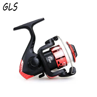 Compact Rotating Fishing Reel with Swivel Arm