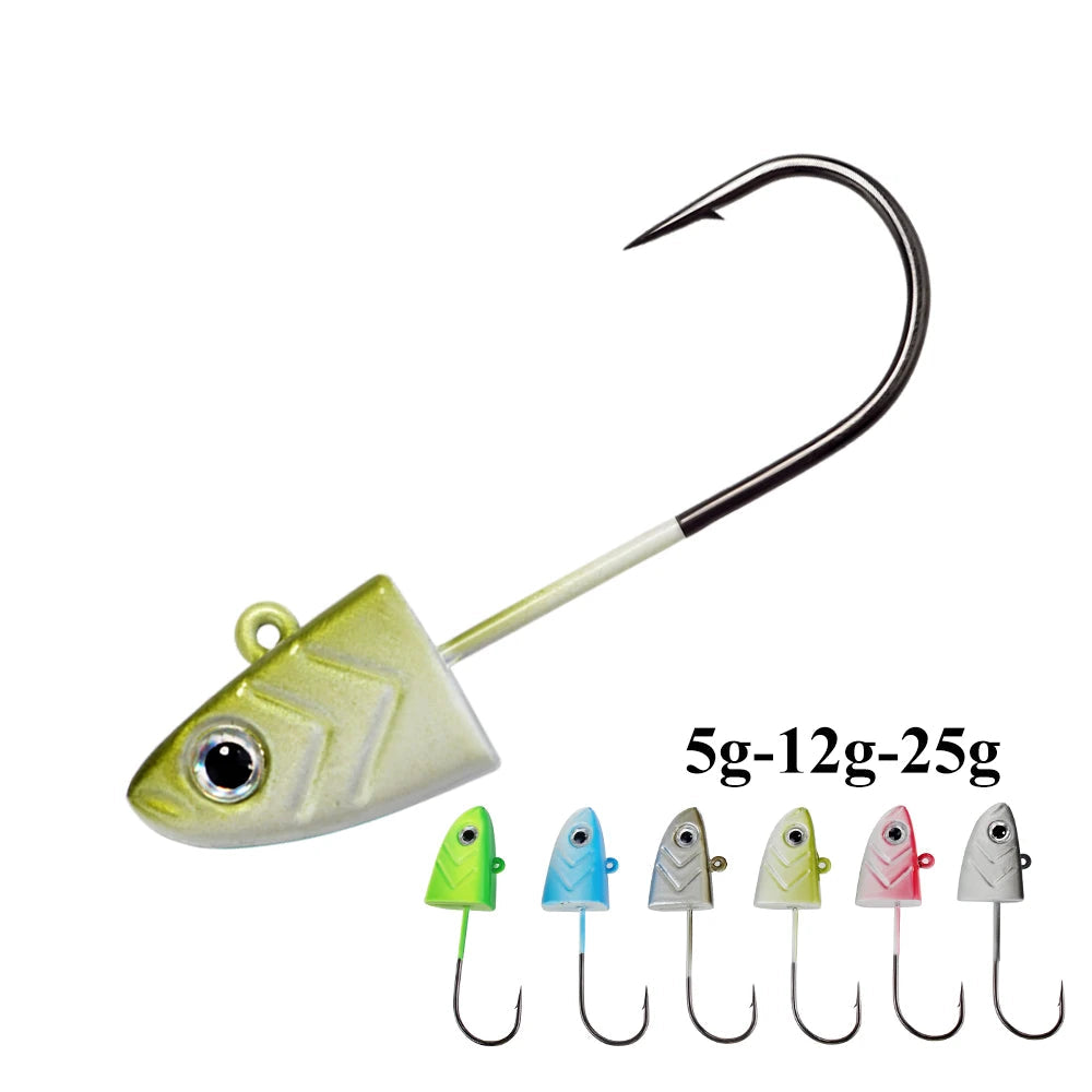 Minnow Jig Hooks with Silicone Artificial Bait