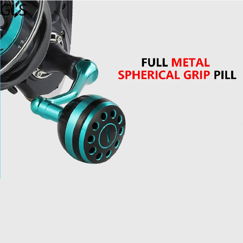 Aluminum Spool Spinning Reel with Smooth Cast