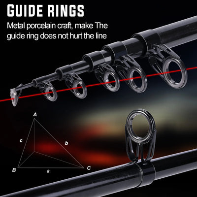 Portable Telescopic Fishing Combo with Reel
