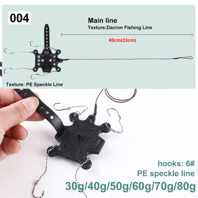 Carp Feeder Bait Cage with Hair Rigs and Sinkers