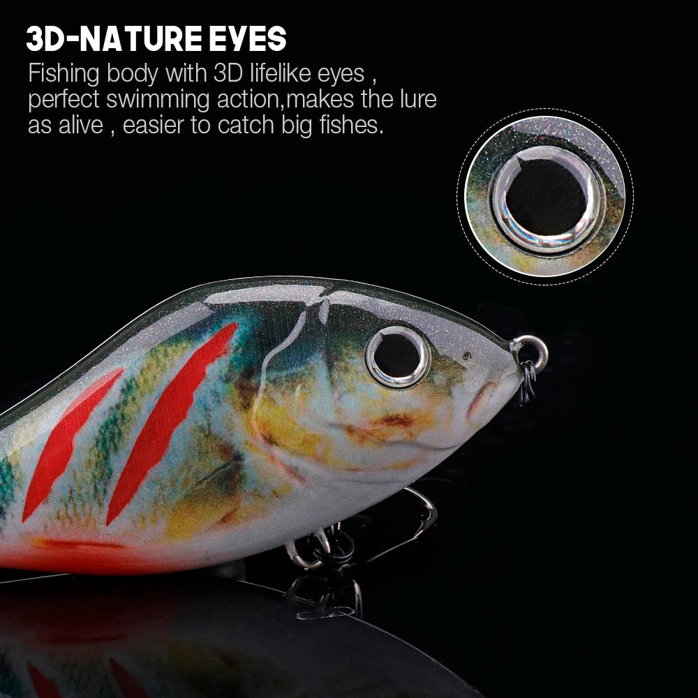 Rattling Jerkbait Lure for Pike and Sea Fishing