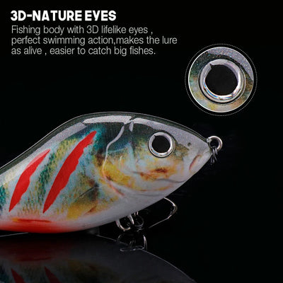 Rattling Jerkbait Lure for Pike and Sea Fishing