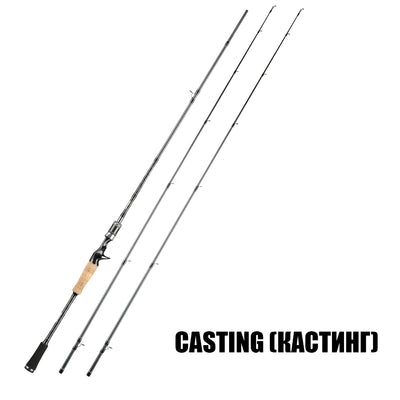 Falcon Series Dual-Tip Carbon Lure Fishing Rod
