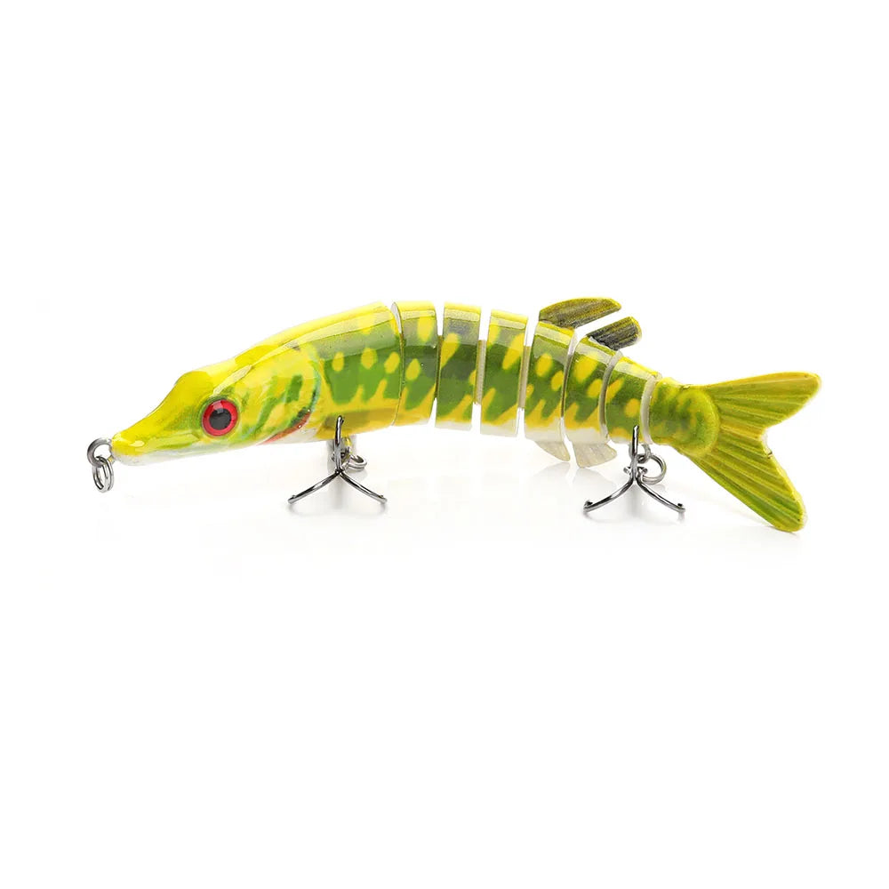 Lifelike Jointed Pike Swimbait for Sea Fishing
