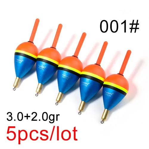 Copper Tip Vertical Fishing Floats Set