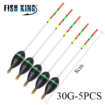 Wooden Sea Fishing Bobber Float Set