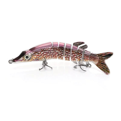 Lifelike Jointed Pike Swimbait for Sea Fishing
