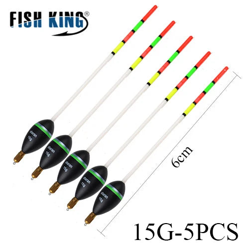 Wooden Sea Fishing Bobber Float Set