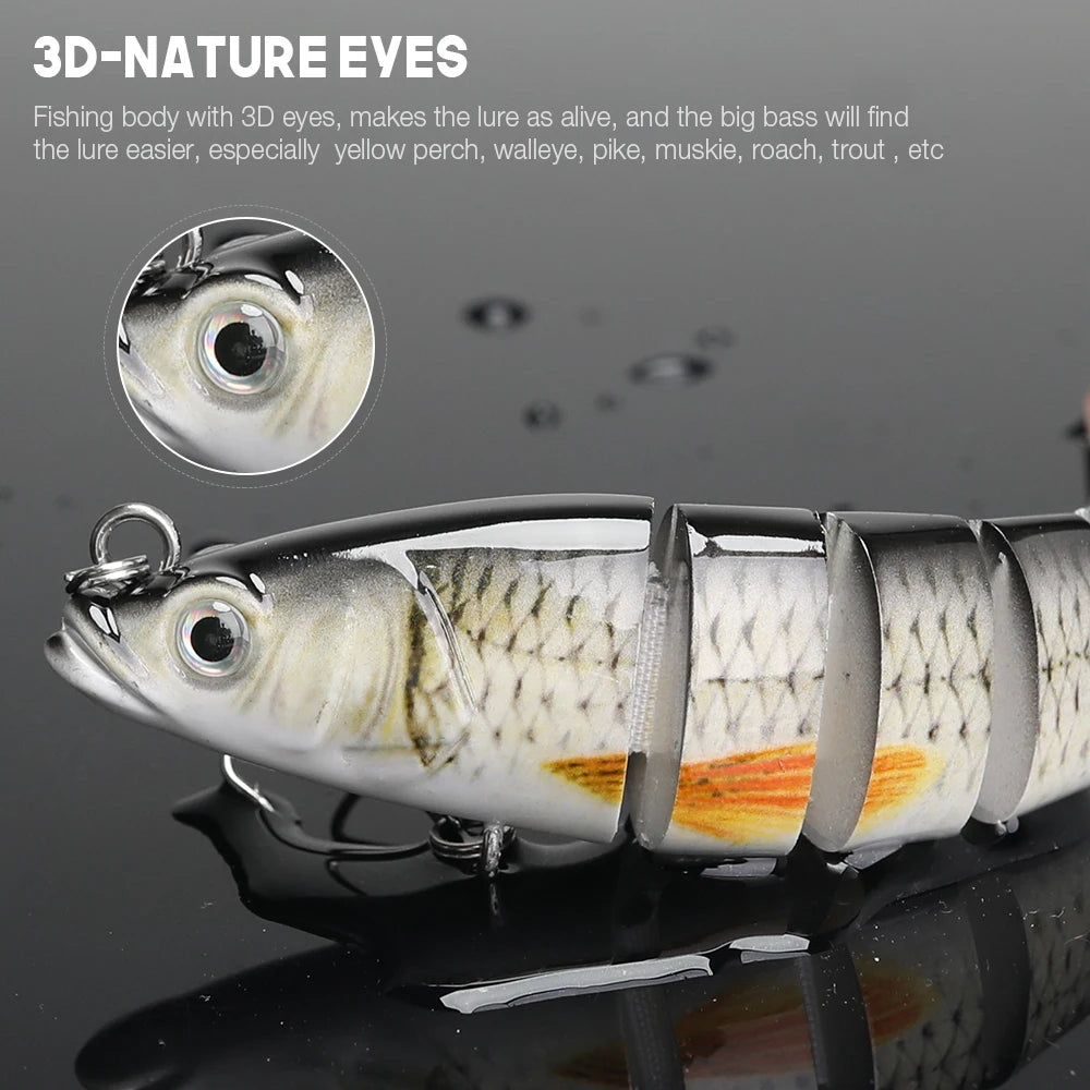 Bionic Jointed Minnow Kit for Pike Fishing