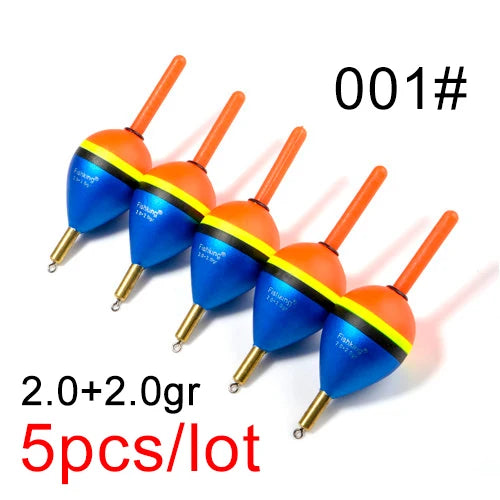 Copper Tip Vertical Fishing Floats Set