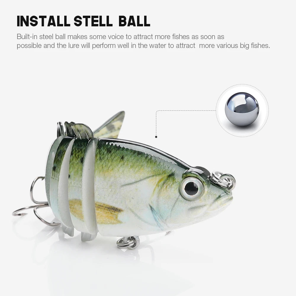 Multi Jointed Swimbait Hard Lure for Pike
